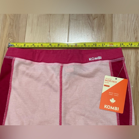 NWT Kombi Merino Blend Baselayer Bottom Girls XL 14 Pink - Picture 7 of 8